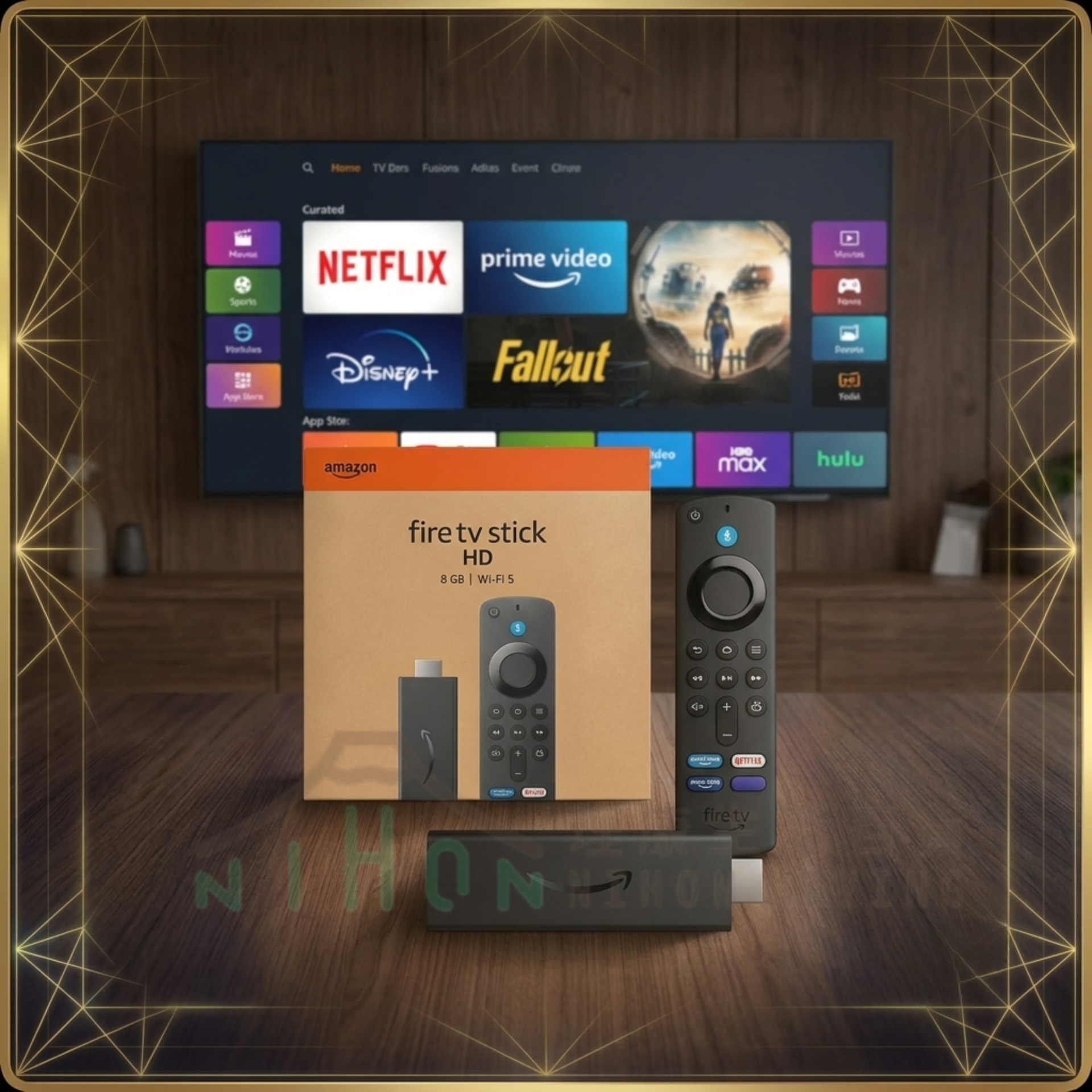 亞馬遜 - Fire TV Stick HD 2024 串流播放裝置| 電視手指 | Alexa 語音遙控 | 高清 HD